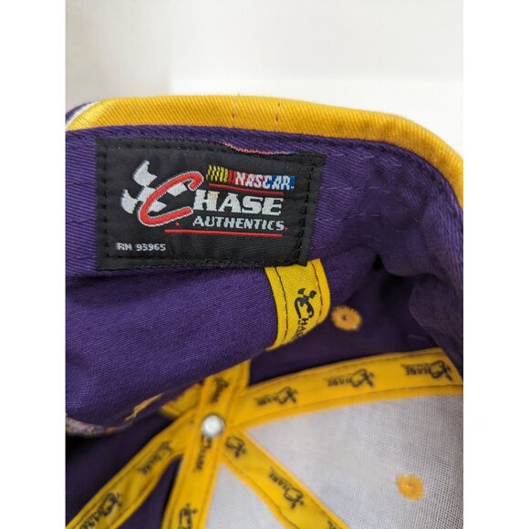 Chase Authentics Nascar Roush Fenway Racing Crown Royal 26 Men Strap Back Cap - Picture 10 of 10